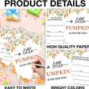 Fall Pumpkin Baby Shower Invitations Floral a Little Pumpkin Is on the Way Baby Shower Invitations Set of 20 Invites with Envelopes