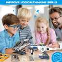 SMIESSKIDDO Robotic Mechanical Hand STEM Toy for Kids 8 9 10 11 12 13 14 | Parents Choice Award Winner | Kids Birthday Gift | DIY Engineering Kit for 8-14 Years Old Boys & Girls - White
