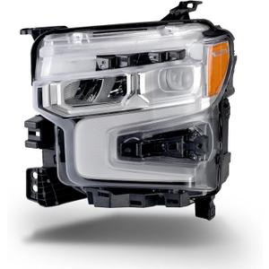 Headlights Assembly LED Compatible with Chevy Silverado 1500 2022 2023 2024, Headlamp Left Driver Side Replacement 87828581