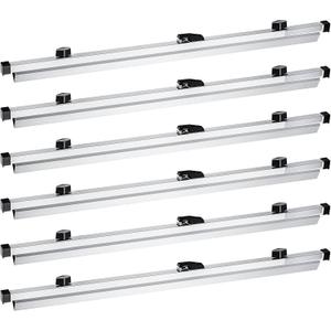Estune Blueprint Hanging Clamps Binding Strips Storage for Construction Paper Poster Plans Drawings Arts (6, 30 Inches)