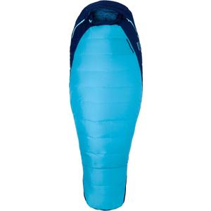 Marmot Women’s Trestles 15° Sleeping Bag | Insulated, Water-Resistant, Left-Zip, French Blue/Harbor Blue