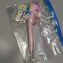 DolliBu Pink Unicorn Plush Pen  Fluffy Stuffed Animal Unicorn Writing Pen, Black Ballpoint Pens for Kids and Adults, FantasyThemed Ink Pens for School  7.5 Inches