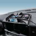 EDBETOS Dashboard Organizer Tray Compatible with 2022-2026 Chevy Silverado/GMC Sierra 1500, (2024-2026) 2500HD/3500HD Accessories Behind Screen Dash Storage Console Insert for 13.4-inch Screen Only
