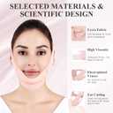 Juskaa Chin Strap for Sleeping,Pink,M