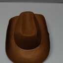 3 Pcs Cowboy Birthday Party Hat and Bandanas with 0-9 Numbers Infant Baby Hat Kid Western Costume Accessories (Blue)