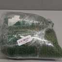 H.VERSAILTEX Bathroom Rugs Luxury Chenille Mat Set, Soft Plush Shower Rug + Toilet Mat, Microfiber Shaggy Carpet, Super Absorbent, Machine Washable (Curved Set, 32" x 20"/20" x 20", Loden)