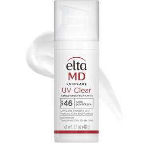 EltaMD UV Clear Face Sunscreen SPF 46, Oil Free Sunscreen with Zinc Oxide, Dermatologist Recommended Sunscreen