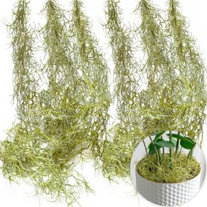 SEEKO Succulents Extra Large Spanish Moss (6pck, 6oz, 33" Long) - Fake Moss for Crafts (6 pc (33"))