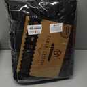 BRILLMAX 6 Pack Black Tablecloths 90 x 156 Inch for 8ft Rectangle Tables - 150 GSM Polyester Fabric, Floor Length Drop, Water, Stain & Wrinkle Resistant Cloth Cover for Wedding Reception Banquet