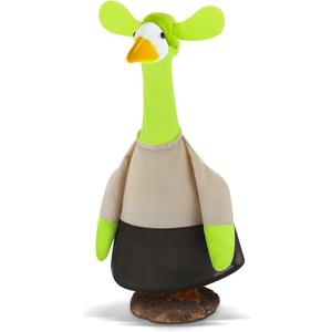 Porch Goose Costume Fits Large 23" H Statue Lawn Garden Goose Costume for Concrete Statue Garden Yard Patio Outdoor Cement Geese Decoration