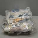 Washable Hallway Runner Rug: Floral Kitchen Rugs with Non-Slip Backing Vintage Low Pile Entryway Carpet for Living Room Bedroom Ultra Soft Water Resisitant Floor Mat for Bathroom Laudry (47" x 10',Cream)