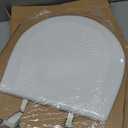 BEMIS TC50TTA MARINE Toilet Seat, Small Toilet Seat Made for Boats and RVs, Durable Wood, White