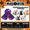 Dog Cat Witch Cape,Wizard Cloak Halloween Costume for Dogs Cats,Pet Witch Cape Halloween Costume,Dog Cat Vampire Cloak Cosplay Outfit (One Size)