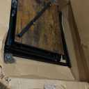 CADUKE TV Stand with Storage Drawers, Farmhouse Entertainment Center for 50/55/60 inch Television, Industrial TV Console Table for Living Room and Bedroom, Brown (Brown)