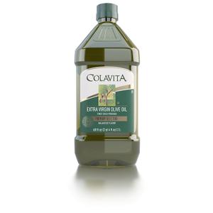 Premium Selection Extra Virgin Olive Oil, 68 Oz - First Cold Pressed, Ideal for Roasting, Baking, Dressings - Imported from Italy by Colavita