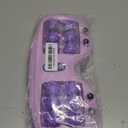 Foot Massager Roller for Plantar Fasciitis Relief, Dual Foot Acupressure Therapy for Pain Relief, Stress Relief and Improved Circulation, Portable Reflexology Tool for Home and Office Use (Purple)