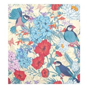 Dishwasher Magnet Cover Dishwasher Front Panel Covers Decorative Magnetic Appliance Cover Kitchen Decor Home Cabinet Decals Refrigerator Magnetic Sticker 23" W x 26" H Flower Bird