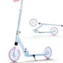PHOEROS Kick Scooter for Kids Ages 6-12, Teens & Adults, Youth. Lightweight Aluminum Kick Scooter for Teens, Adults, Boys, Girls with 8-inch Big Wheels, Foldable, 3 Height Adjustable, Shock Absorption