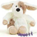 warmies Junior Microwavable & Weighted Stuffed Animals, Puppy - Heated Stuffed Animal Plushie for Warmth & Comfort - Cute Soft Plush Toys for Adults & Children (Boys, Girls, Babies & Toddlers) (1)