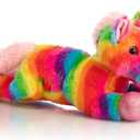 HollyHOME Plush Unicorn Stuffed Animals Rainbow Unicorn Toy Holiday Birthday Gift for Girls 16 Inch