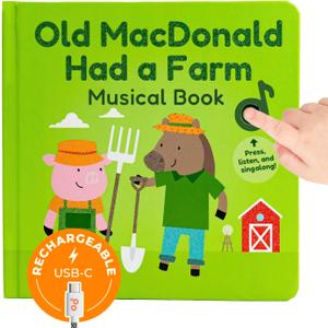 Cali's Books Old Macdonald Had a Farm | Interactive Books for 1 Year Old, Books for 2 Year Olds with Buttons on Every Page | Fun Farm Toy Book for Baby and Toddlers | Great Gift for Kids