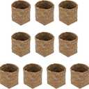 Cabilock 20 Pcs Hand Woven Wedding Candy Boxes, Rustic Light Brown Storage Baskets for, Easy Assembly, for Weddings, Birthdays, Baby Showers