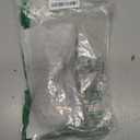 Dummy Door Handles Interior - Pack of 2, Matte Black Door Handle Single Side Lever for Closet & French Doors | Ambidextrous Square Design, Powder Coated Non-Turning and Non-Locking Handle (Dummy with Screws)