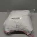 Curtains 40 Inch Length for Small Window, 100% Blackout Thermal Insulated Full Room Darkening Rod Pocket Back Tab Curtains for Bedroom Kitchen, 2 Panels, 42 x 40 Inch,  White