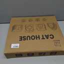 Apasiri Cat Houses for Indoor Cats: Felt Cat House Cave Cathouse, 15x14x15Inch Scratch-Resistant Warm Insulated Covered, Hideaway Tent for Anxiety Relief Gift, Grey