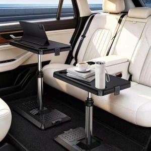 Car Seat Tray Table, Multi-Function Adjustable Tray for Work & Eat
Pneumatic lift, 360° rotatable top, tool-free car tray. High-density composite holds 10kg, anti-slip base