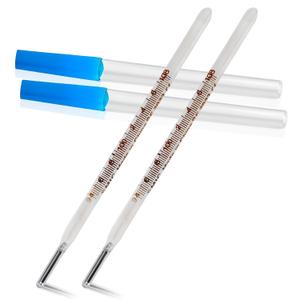 Oral Thermometer for Adults and Kids 2PCS - Glass Thermometer for Rectal Temperature - Accurate Easy Reading by HARIKA LIFE