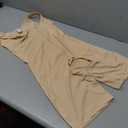 Men's Shapewear Bodysuit Full Body Shaper Compression Slimming Suit Breathable (Medium, Beige(hook Eye))