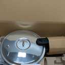 IMUSA 4.2 Quart Stovetop Aluminum Presure Cooker with safety valves for risk-free opening