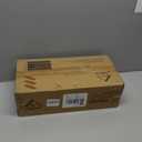 QEEIG Floating Shelves for Wall Bathroom Shelf Bedroom Kitchen Living Room Hanging Book Shelves Small Farmhouse Decor 16 inch Set of 3, Rustic Brown (015-BN3)