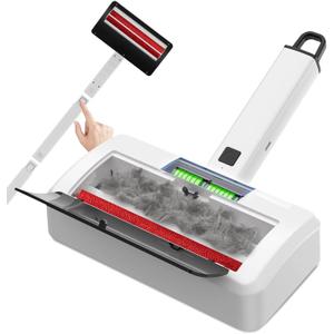 Pet Hair Remover for Carpet, Reusable Pet Hair Remover, 44 Inch Adjustable Handle, Electric Dog Cat Hair Removal Tool for Couch, Carpet