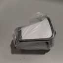 Sponge Core Dog Cone, Inflatable Dog Cone Collar Alternative, Dogs Donut Collar After Surgery, Soft Cone for Large Medium Small Dogs to Stop Licking, No Inflation Required, Clear View(Size 3, Gray) (Size 3(Neck: 10.5"- 13.0"))