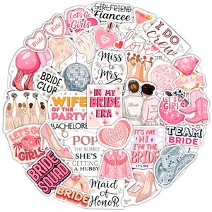 100Pcs Bachelorette Stickers for Scrapbooking, Bride Stickers for Water Bottle - Bachelorette Party Supplies - Gift for Women & Men