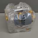 Clear Test Tube,36 Pack Clear Plastic Test Tubes Candy Tube Transparent Test Tubes with Cap, Flat Bottomed Plastic Tubes Bath Salt Container,3.7 OZ (Gold Cap)