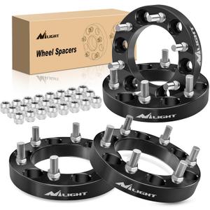 Nilight 6x5.5 Wheel Spacers for 1995-2023 Toyota Tacoma 4Runner FJ Cruiser Tundra Fortuner Sequoia Land Cruiser,Wheel spacers 1 inch 6x139.7mm with Hub Bore 108mm 2017 2018 2019 2020 2021 2022 2023