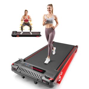 Walking Pad Treadmill, Anylife Incline Walking Pads Under Desk 330lb Capacity, 2.5HP Portable Treadmills for Home, Compact Treadmill Small Running Pad with LED Display, Remote Control