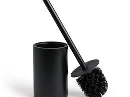 Matte Black Toilet Bowl Brush for Bathroom with Holder - Bathroom Cleaner Scrubber with Sleek Design, Sturdy, and Durable Bristles