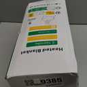 Electric Heated Blanket Queen 84''x90''Size Faux Fur Heating Blanket 10 Heating Settings, 1-8h Timer & Overheat Protection, Machine Washable, Soft Flannel and Sherpa Full Body Warmth (Navy)