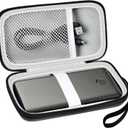 Case Compatible with Anker Portable Charger, 313 Power Bank (for PowerCore Slim 10K) / 523 Power Bank (Slim 10K PD) 10000mAh Battery Pack. 10K Battery Pack Storage Holder Bag (Box Only)- Black