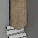 Wooden Bathroom Farmhouse Step Stool, Wood Foot Stool for Adults Kids, Bedside Step Plant Stand for Kitchen (White Wash)