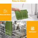 24'' Longer Faucet Mat for Kitchen Sink Splash Guard[7 Slope Fast Self-draining][Snap Lock Fit] Kitchen Sink Faucet Mat Splash Guard Kitchen Sink Area Water Splash Guard Behind Faucet Draining Mat