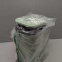 TIPGO Slim Bathroom Trash Can with Lid Soft Close, 6 Liter / 1.6 Gallon Stainless Steel Garbage Can with Removable Inner Bucket, Step Pedal, Small Trash Cans for Bedroom, Office, Kitchen (Green)