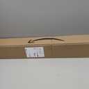 4'6' Crystal Transparent Floor Protector for Home, Water-Resistant Non-Stain Vinyl Area Rug for Art Studio, Plastic Easy Care Area Mat for Dining Room, Kitchen, Under High Chair