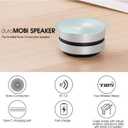 Docooler Upgraded Wireless BT Mini Speaker Bone Conduction Wireless, Stereo Bass Sound Creative Portable Speaker Mini Size Music Player Built-in Mic Sound Box for Homev,Outdoor,Travel（1 Pack/2 Packs）
