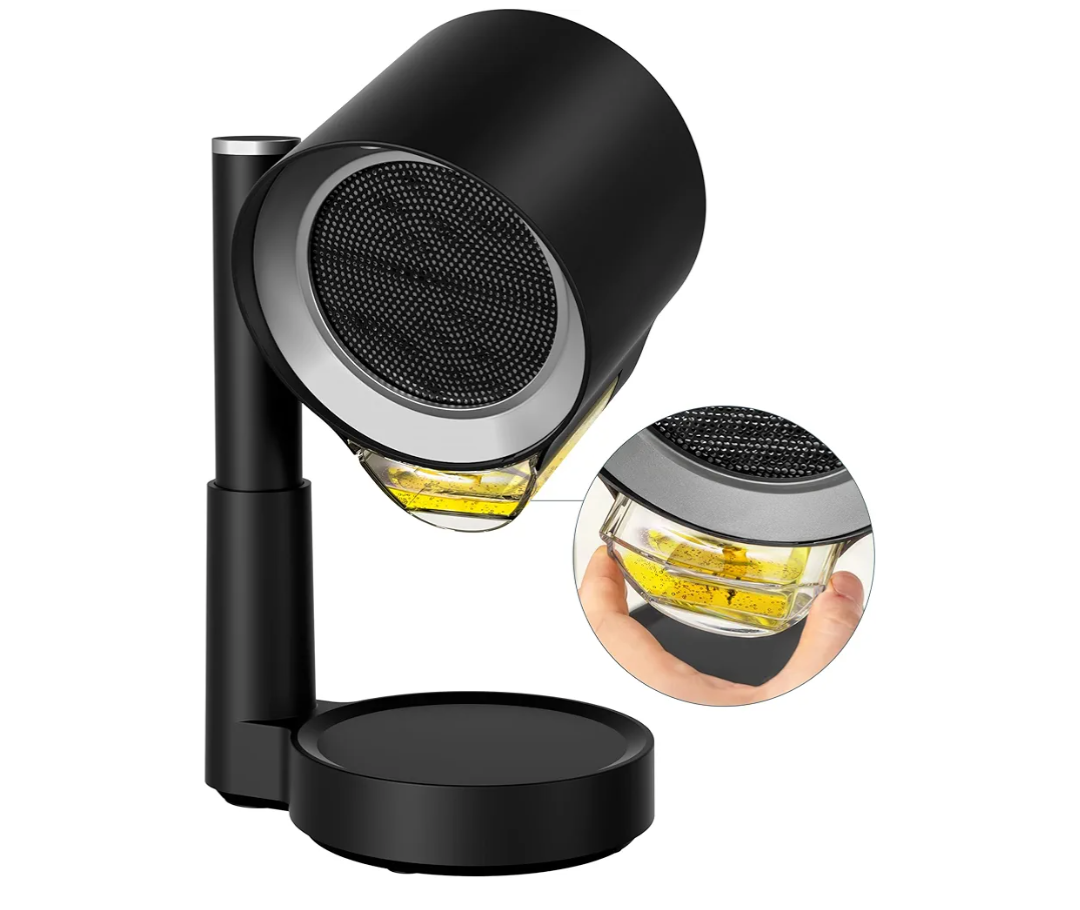 Portable Range Hood: Kitchen Countertop Cooking Exhaust Fan Quiet Smoke Removal - 3-Speed Suction Height & Angle Adjustable Design Dual-layer Filter- Plug-in for Apartments RV BBQ Hot Pot