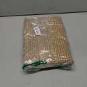 KOZYFLY Indoor Door Mat 2x3 ft Small Area Rugs Washable Front Door Mat Non Slip Rubber Backed Entryway Rug Cotton Entrance Doormat for Front Porch Bathroom Kitchen Bedroom, Tan/Orange/Brown